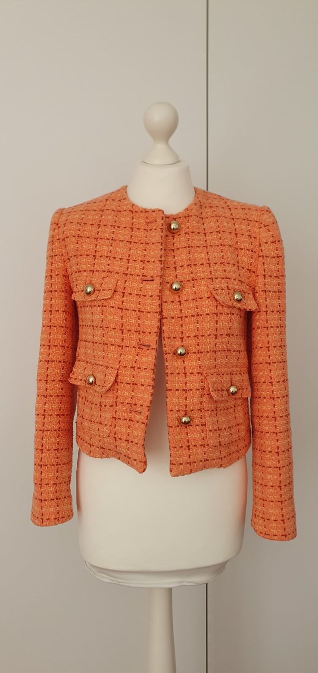 Mango Giacche: Blazer Mango orange/gold Grösse 34 – Usato da Stansstad venduto da InStyle8 4