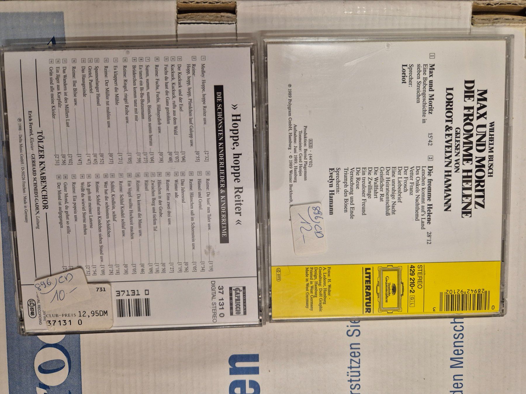 Audiolibri: 4 Hörbuch und Lieder Cd  K37 – Nuovo (secondo la descrizione) da Schwarzenburg venduto da Flamingo07 2