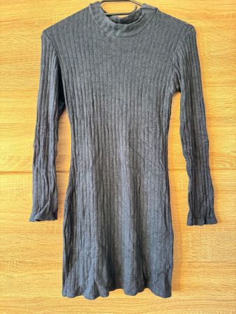 Robe bleue manches longues