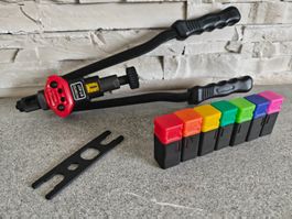 Profi Nietmutternzange Hebelnietzange 390mm Nietmutter M3-12