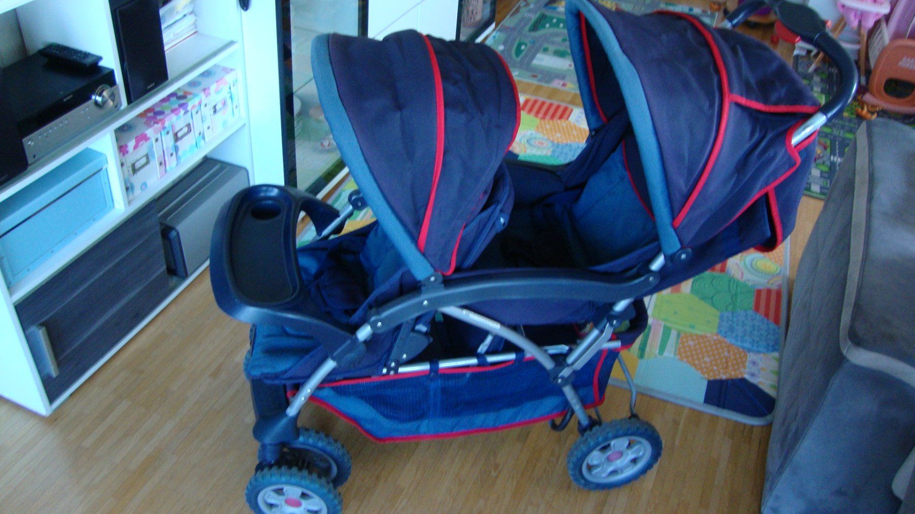 Carrozzine: Poussette double pliable avec les 2 sièges réglables – Usato da Onex venduto da 2fast4you.pi 2