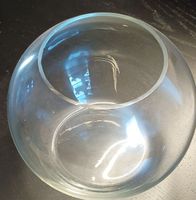 Glasvase Kugelform transparente Grösse M guter Zustand
