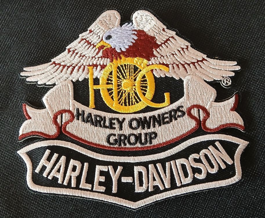 Harley-Davidson Toppe: Patch Harley-Davidson Owners Group HOG Brodé J008 – Nuovo e nell'imballaggio originale da Allens venduto da MADE.IN.ROCK.N.ROLL 1