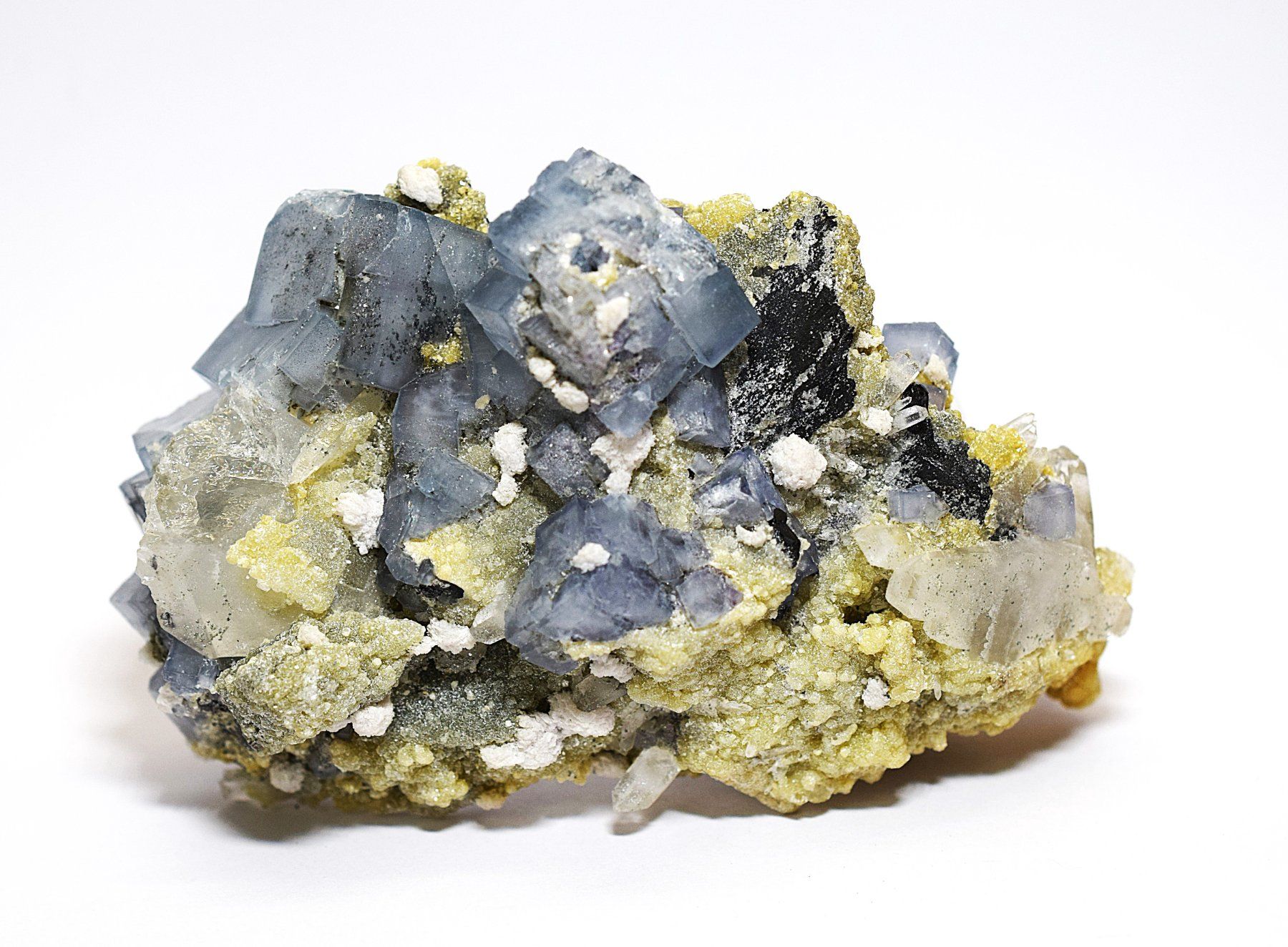 Minéraux & Lithothérapie: Fluorit mit Bergkristall aus China – Neuf (Voir description) à Grabs par Fadenquarz 2