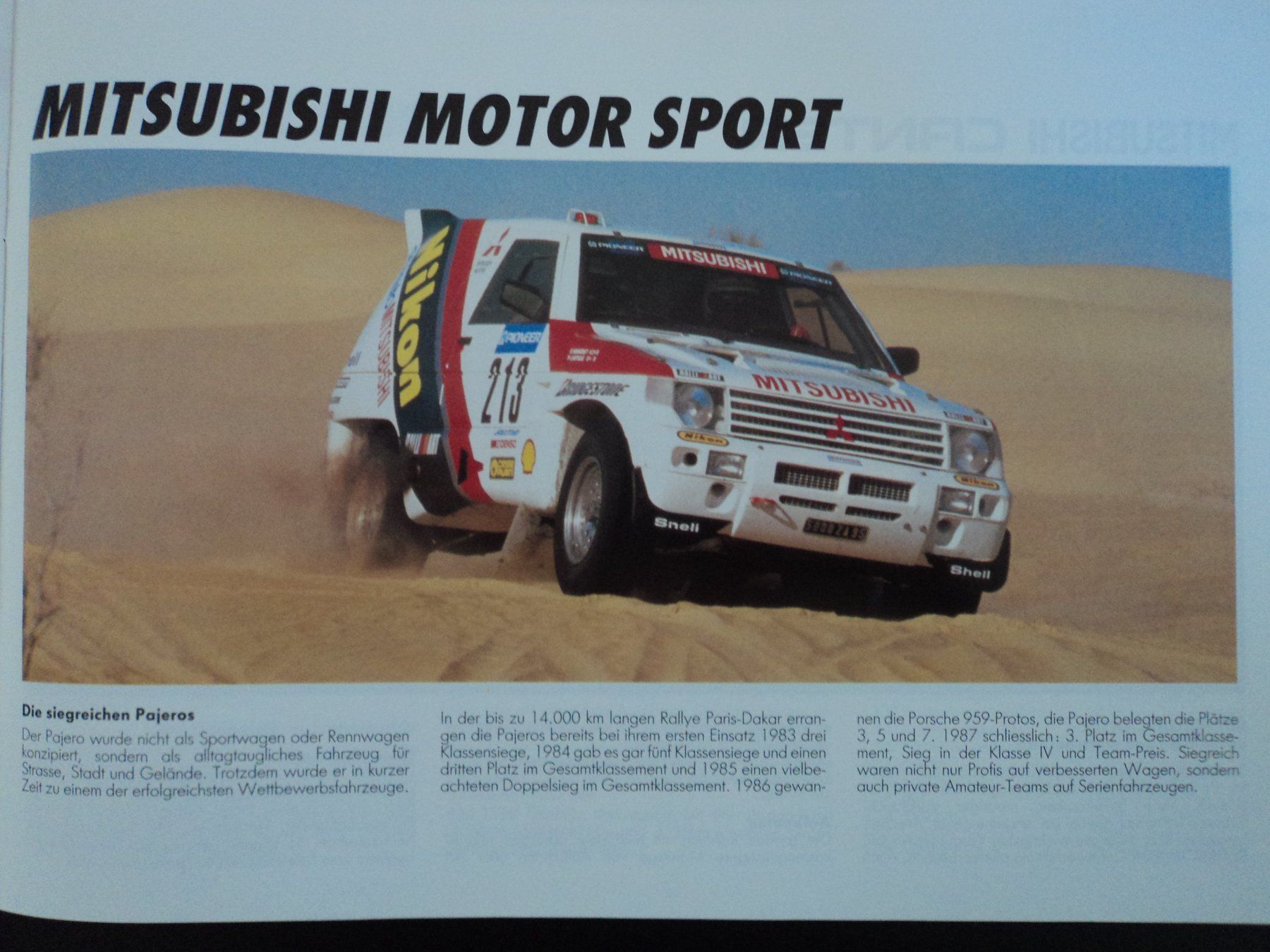 Mitsubishi Documenti: Prospekt Mitsubishi Programm 1989 HSR Galant Dynamic 4 Colt – Usato da Schwarzenburg venduto da modelCARama 8