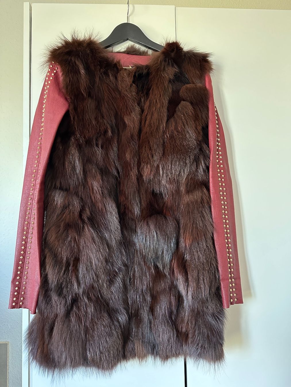 Mäntel: Thomas Wylde fur coat with leather sleeves leather – Neu (gemäss Beschreibung) aus Genève von kam_m6mq 6