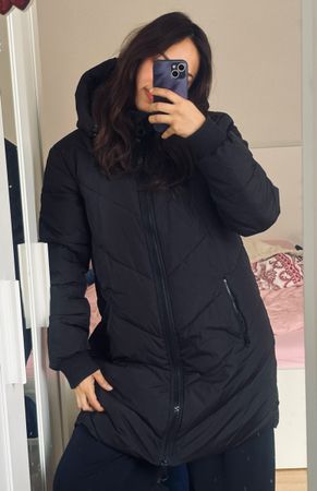 Lange winterjacke