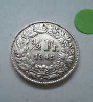 1/2 Franken Silber 1945