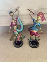 The Bombay Store Deko Figuren Set Metall guter Zustand