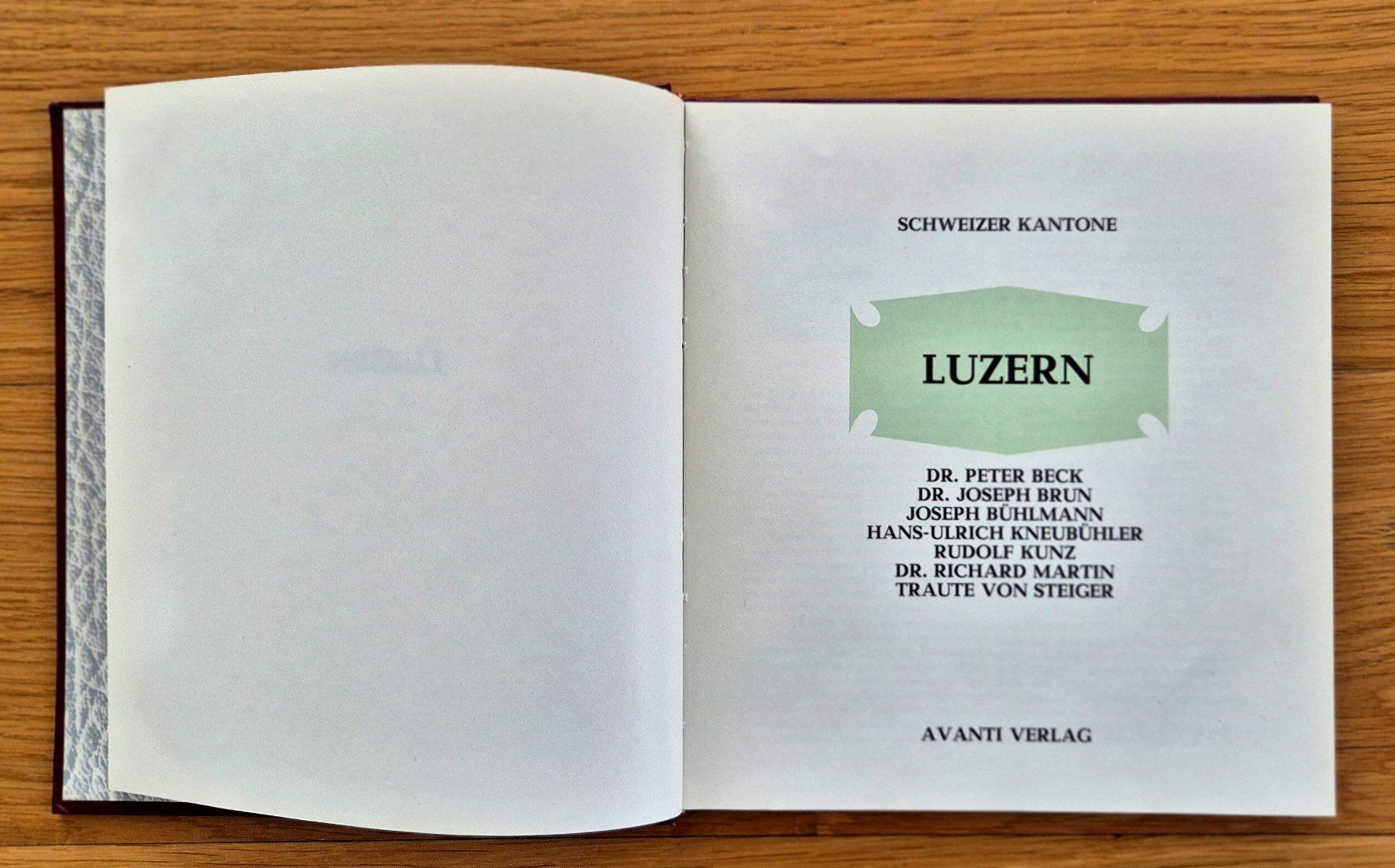 Bücher: Kanton Luzern – Gebraucht aus Rothenburg von Ajax111 1
