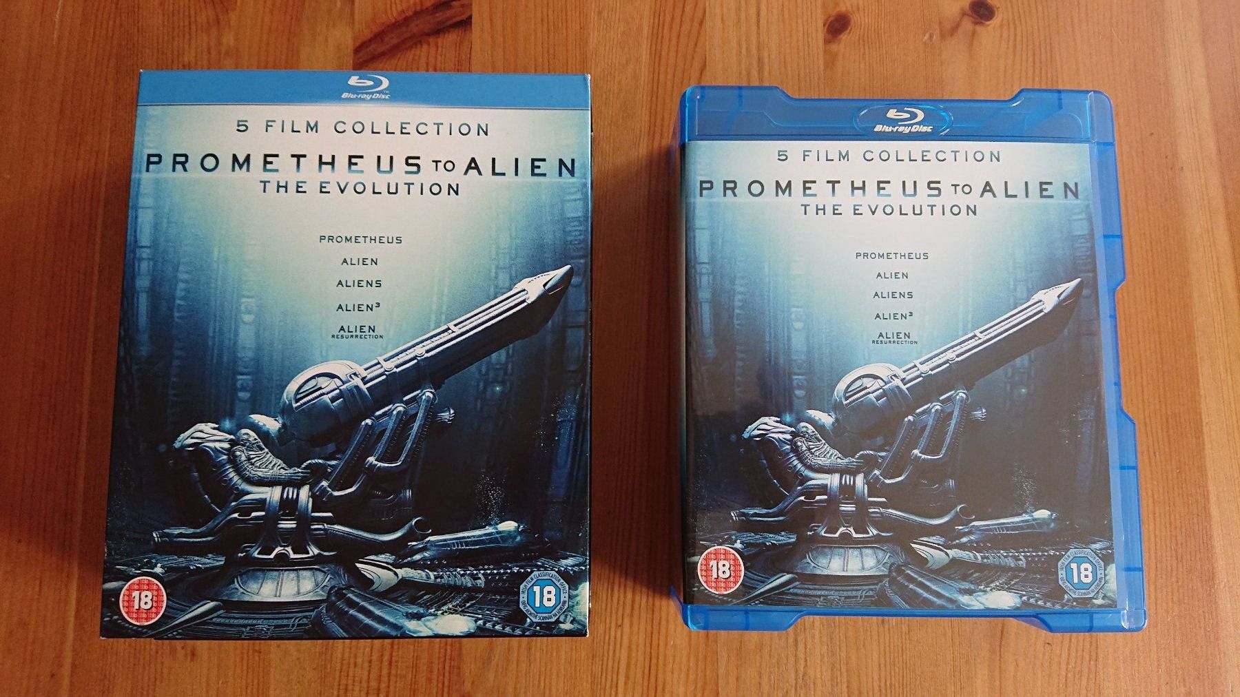 Spielfilme: PROMETHEUS TO ALIEN THE EVOLUTION 5 Film Collection Blu-Ray – Gebraucht aus Wilderswil von  4