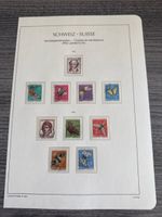 Schweiz Pro Juventute Briefmarken Sammlung Jahrgänge 1954/55
