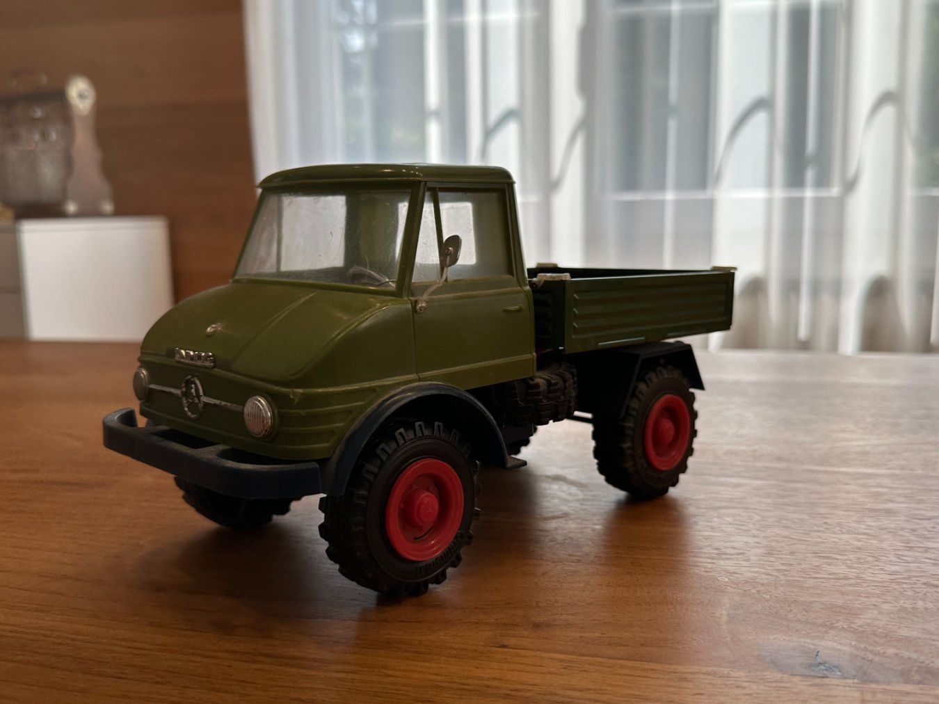 Modellautos: Tippco Unimog U 406 grün – Gebraucht aus Kreuzlingen von Modellsammlung