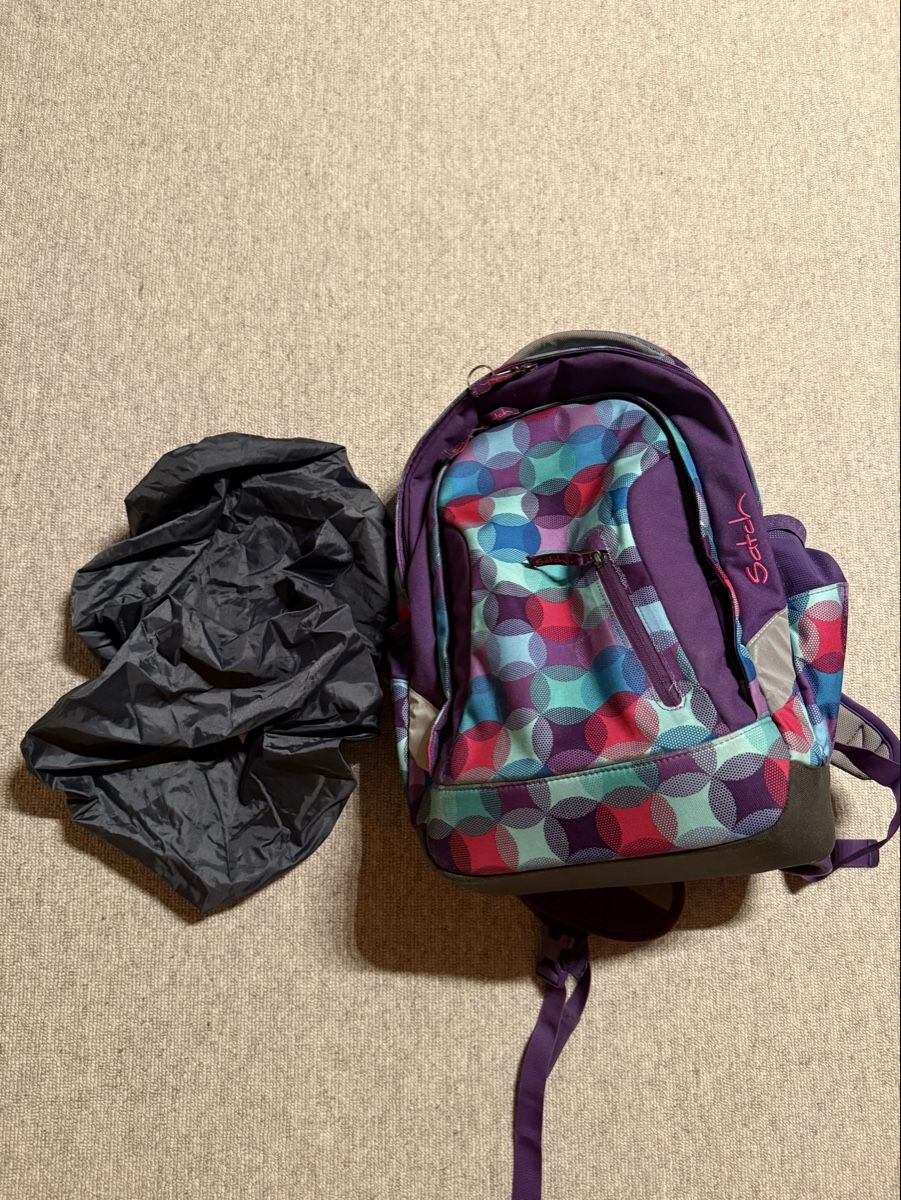 Satch Borse & Zaini: Satch Schulrucksack Lila/Türkis – Usato da Davos Glaris venduto da noa_59j8 1