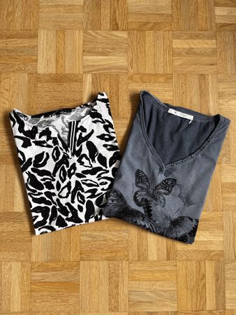 Zwei T-Shirt von Monari und Bonita, Grösse M,