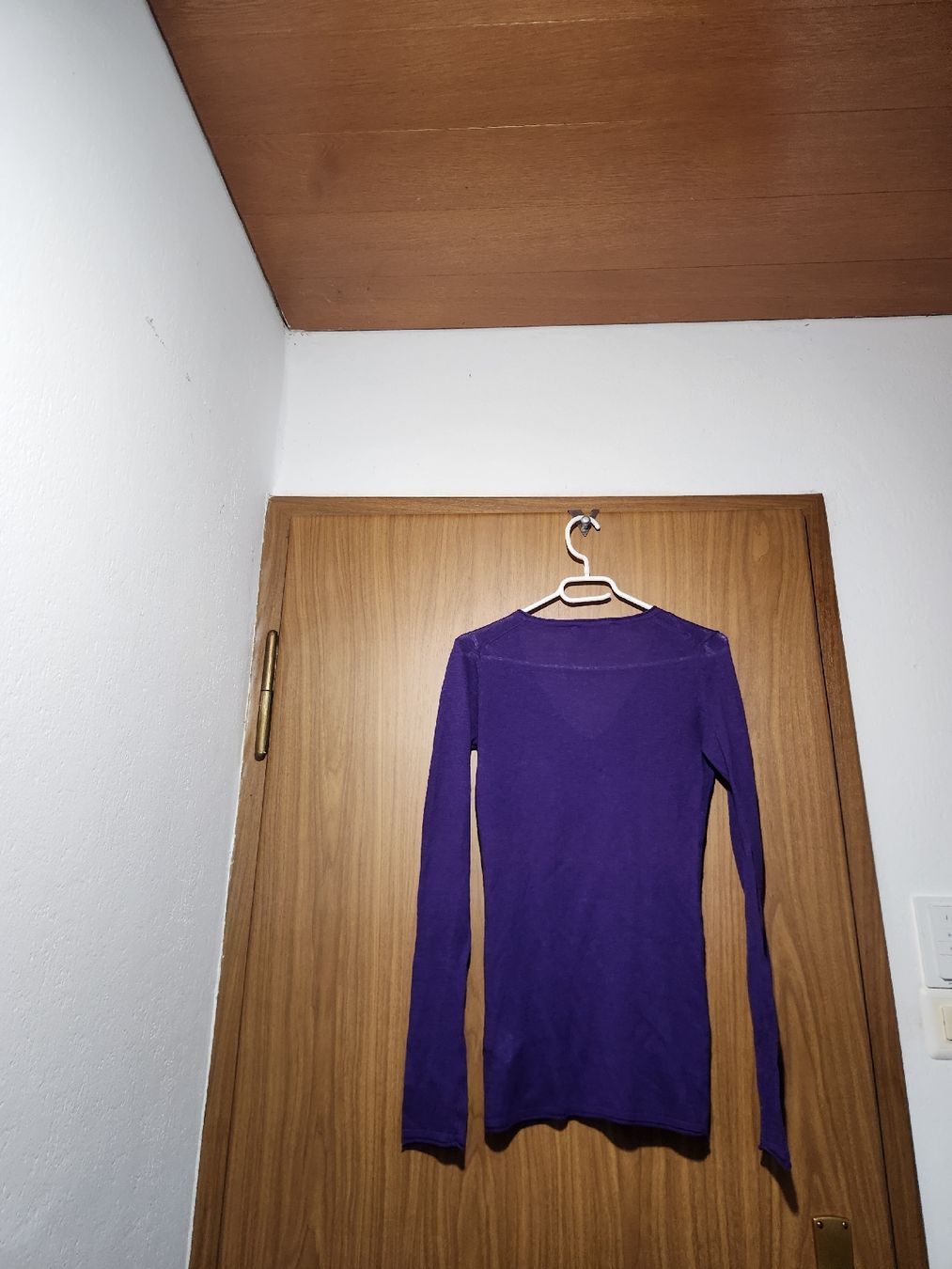 Maglioni & Felpe: Pull Manoukian violet col V coton cachemire taille S – Usato da Niedergösgen venduto da Eva2410 1