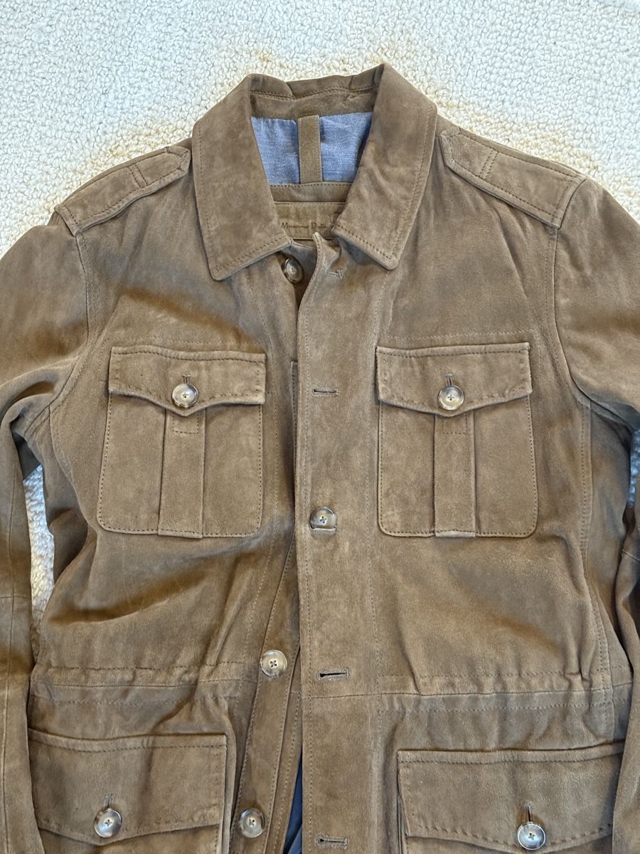 Massimo Dutti Giacche: Timeless elegance: Massimo Dutti leather jacket – Nuovo (secondo la descrizione) da Oetwil am See venduto da LennC 1