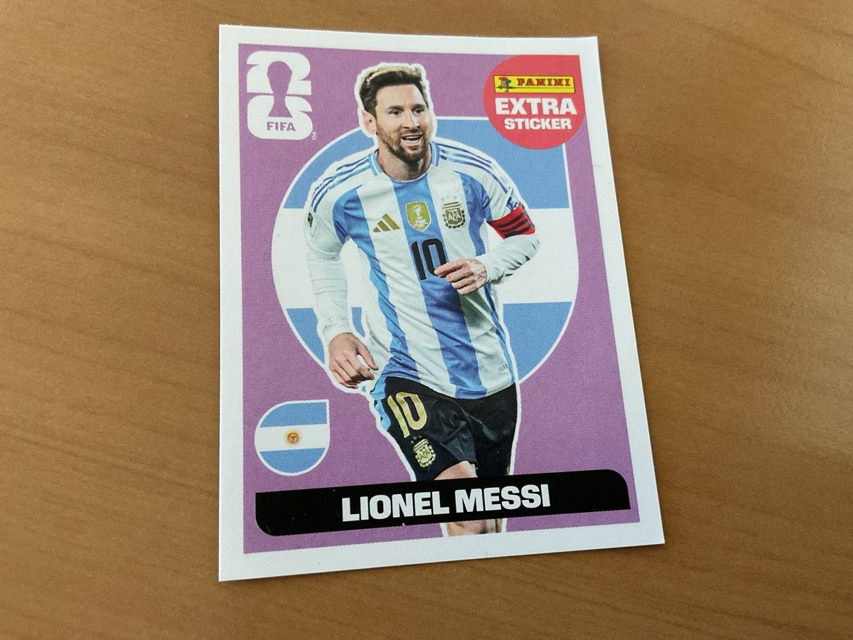 Panini Sammelbilder & Trading cards: Extra Sticker Panini Lionel Messi – Neu und originalverpackt aus Bützberg von Seller_be