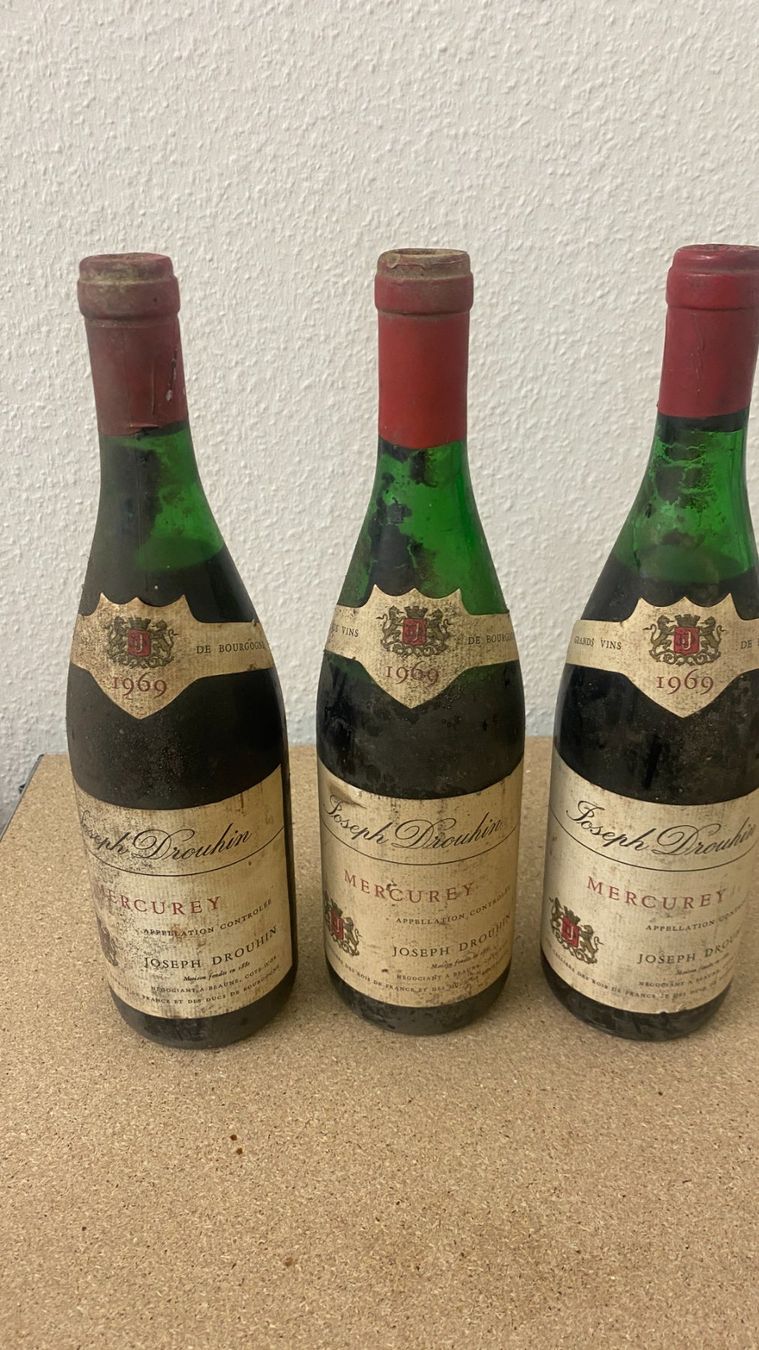 Vino: Wein Set 2 Mercurey, Joseph Drouhin, JG 1969 – Usato da Luzern venduto da mma_2tsw