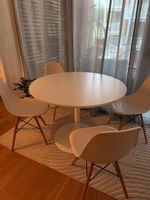 Ikea DOCKSTA Tisch inkl. 4 Stühlen Vitra Look 