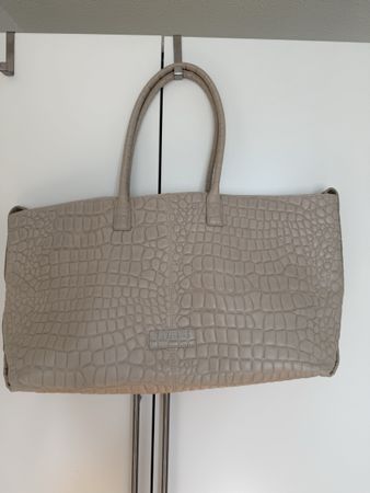 Liebeskind Shopper in Kroko greige