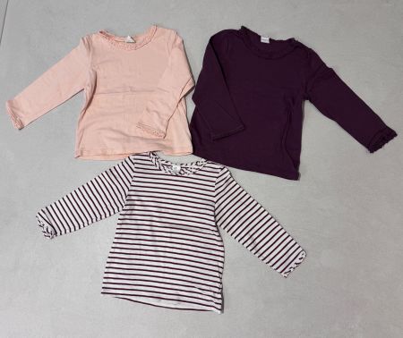3 Langarmshirts Mädchen, Grösse 98