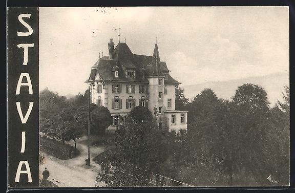Cartoline postali: AK Estavayer-le-Lac, Institut Stavia – Usato da Berlin venduto da bartko-reher