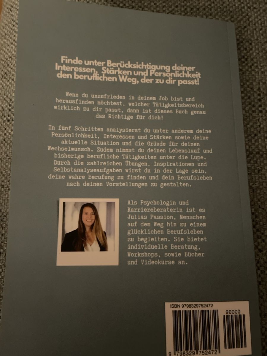 Libri: Julia Barden - Finde deine berufliche Passion Buch – Nuovo (secondo la descrizione) da Luzern venduto da caracena 1