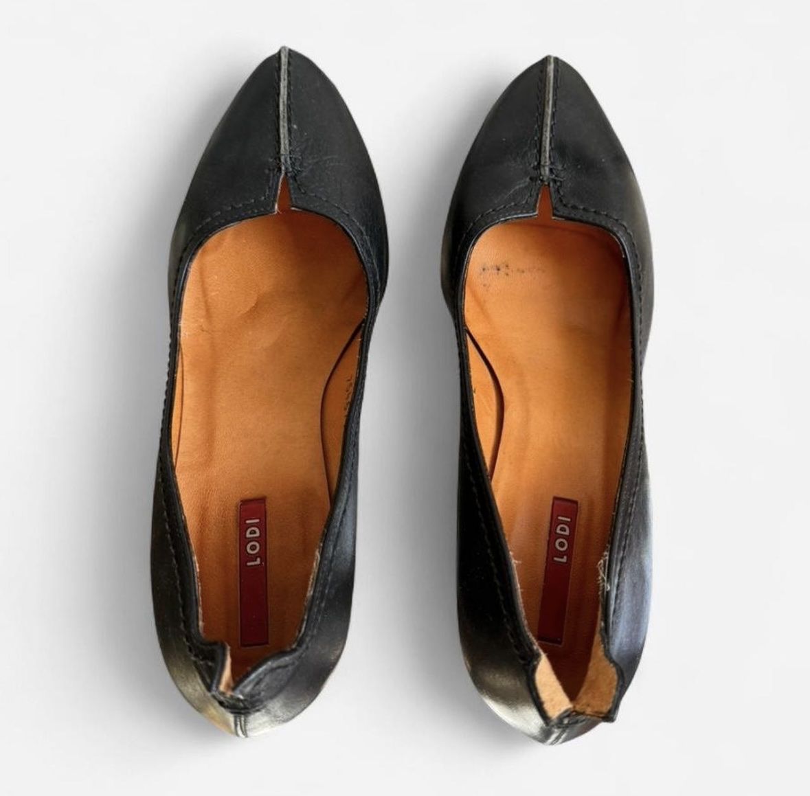 Scarpe da donna: black leather pointed toe pumps – Nuovo (secondo la descrizione) da Rütihof venduto da mya_we 2