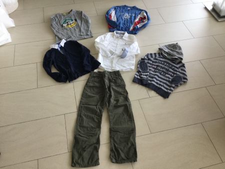 6-teilig Kinderkleider-Paket,Grösse 130, Herbst/Winter, Top!