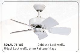 Deckenventilator Royal 75 WE