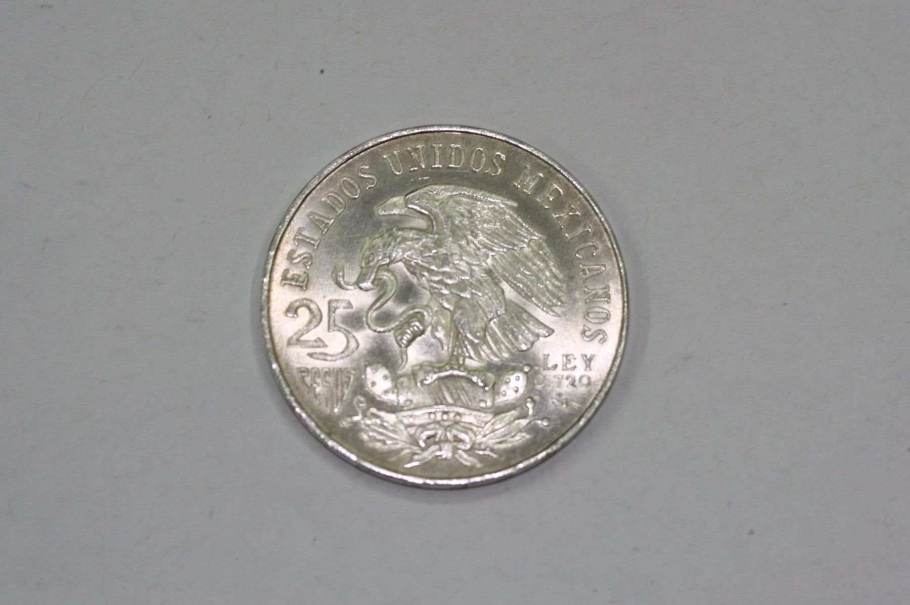 Tutti le monete: 25 Pesos Mexico 1968, Silber – Nuovo (secondo la descrizione) da Chur venduto da Invinoveritas 1
