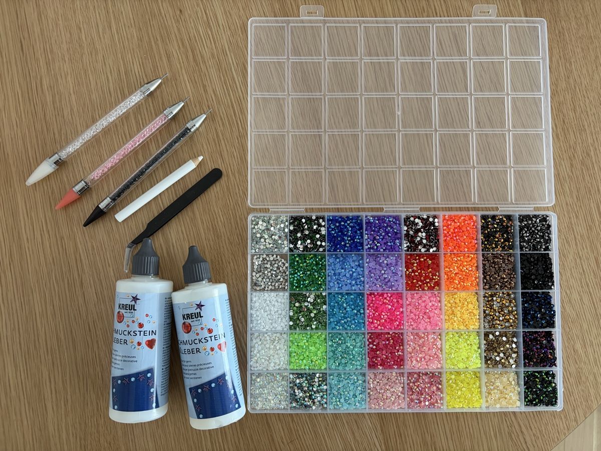 Kit bricolage: Bastelset Bedazzling mit Zubehör – Usato da Brunnen venduto da meme001