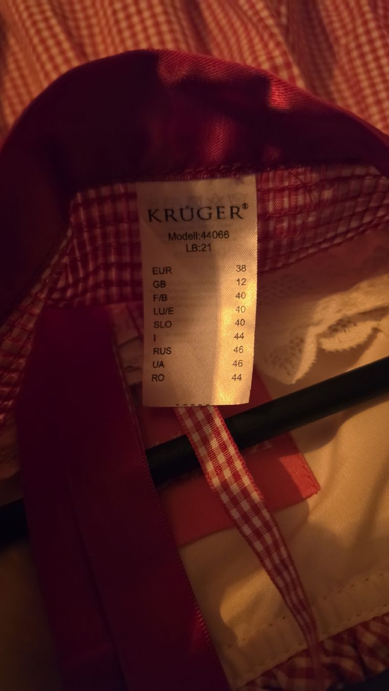 Krüger Kleider: Krüger Drindl Gr. 38 inkl. Dirndlbluse – Gebraucht aus Saland von MichelleC88 3