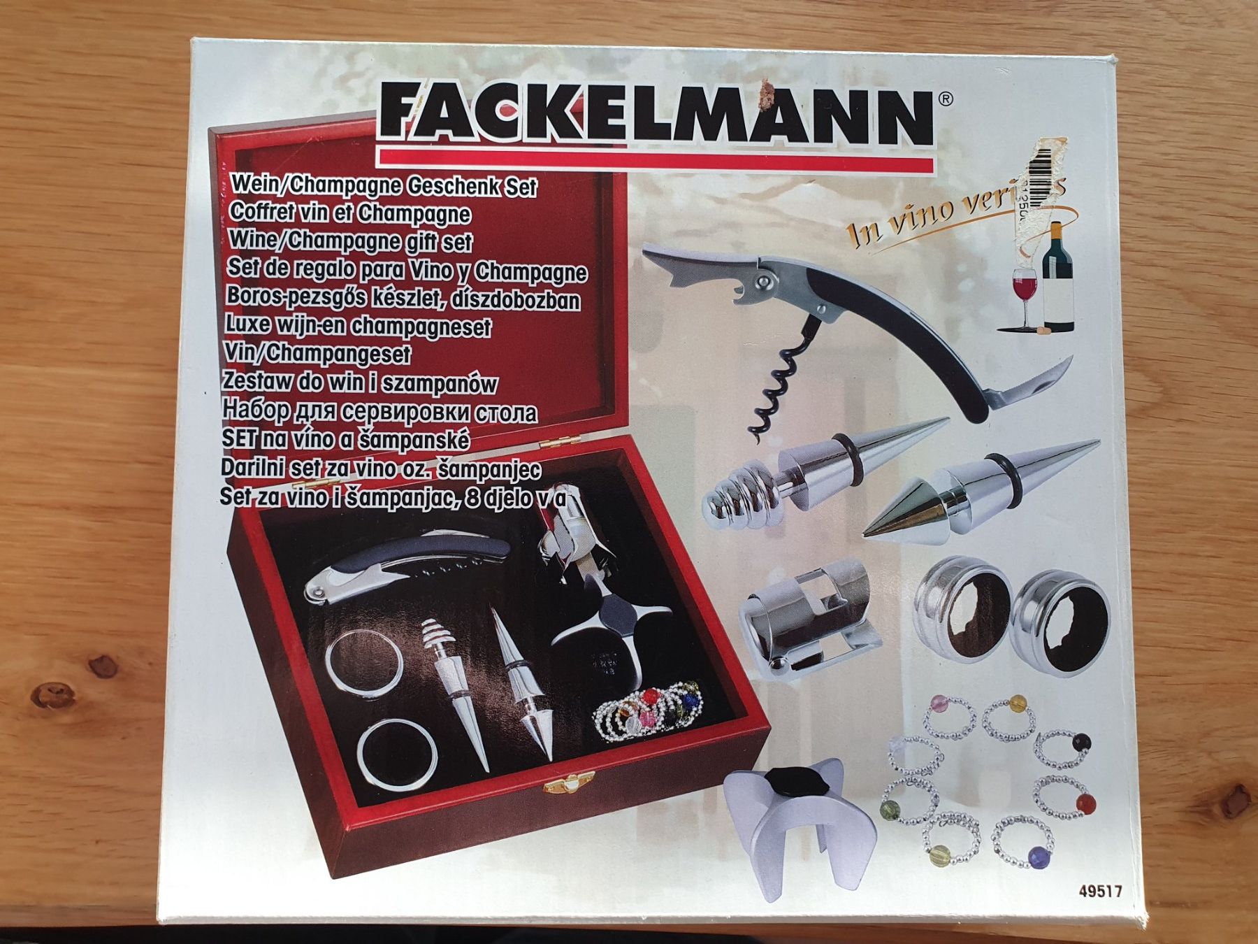 Set di posate: Fackelmann Wein/Champagne Geschenk Set – Nuovo (secondo la descrizione) da Flawil venduto da sba97 1