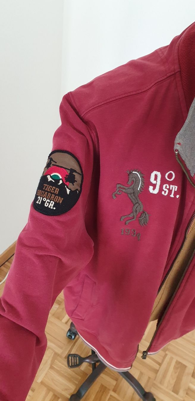 Aeronautica Militare Giacche: Aeronautica Jacke Rot – Usato da Richterswil venduto da Bardock0124 3