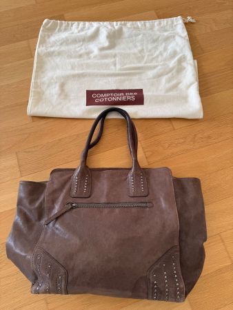 Comptoir des Cotonniers Ledertasche, Top Zustand, Braun