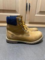 Timberland Stiefel gelb blau guter Zustand