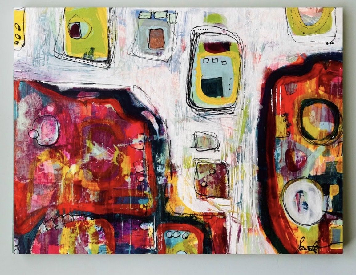 Dipinti: Einzigartiges abstraktes Gemälde, 50x70cm – Nuovo e nell'imballaggio originale da Kreuzlingen venduto da eszanza 3