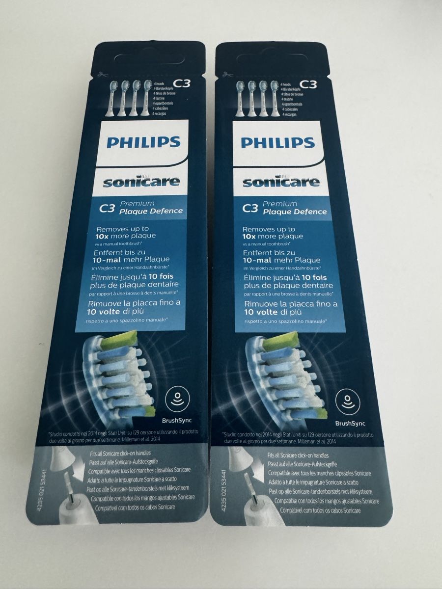 Philips Sonicare Cura dei denti: Ersatzzahnbürsten 8 Stk. Farbe weiss – Nuovo e nell'imballaggio originale da Felben-Wellhausen venduto da Formel1urs1970