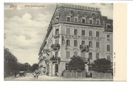 Bern - Stadt - Hôtel Zähringerhof - belebt - um 1915
