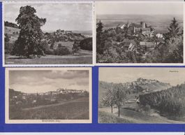 Regensberg ZH  -  4 alte Ansichtskarten ab 1912
