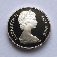 FIJI - 10$ 1986 ELISABETH II - 28.28g 925 fine silver 0.84oz