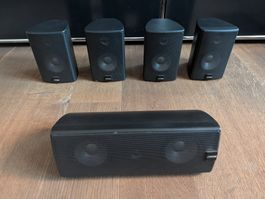 Canton Surround-Lautsprecherset 4 Satelliten + Center, sw