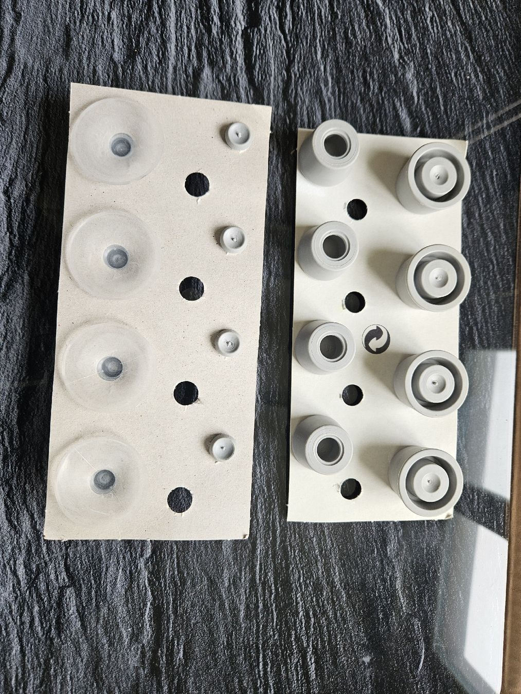 Piatti di portata: 2x WENKO Abdeckplatten "SCHIEFER" NEU – Nuovo (secondo la descrizione) da Oberburg venduto da znas 2