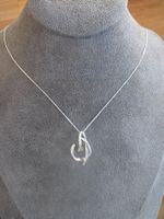 18 Karat Kette mit 18 Karat Gold  Diamanten Anhänger