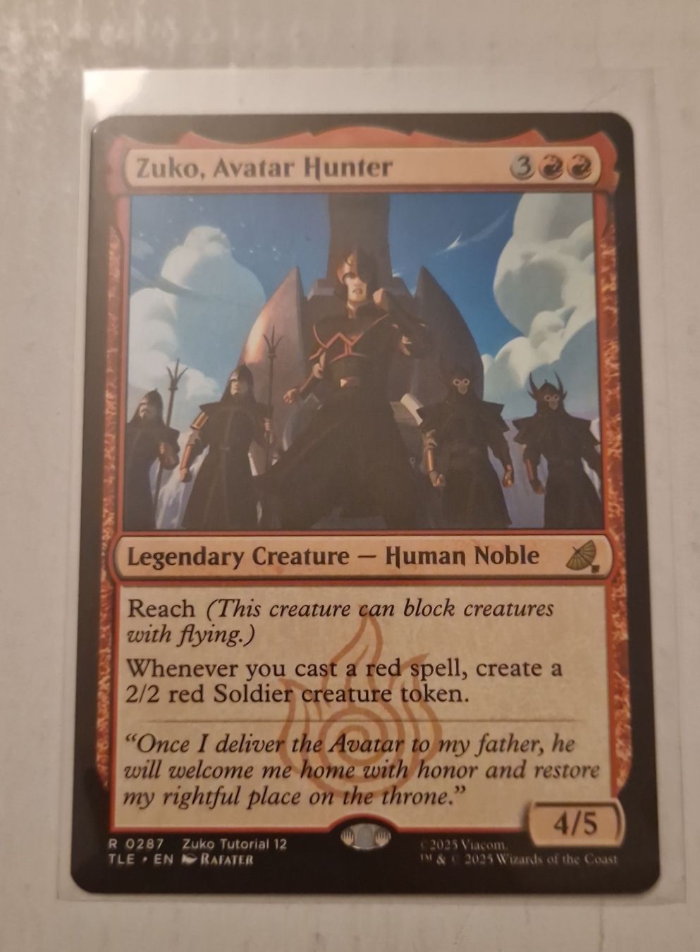 Magic The Gathering Carte collezionabili: MTG Magic The Gathering - Zuko, Avatar Hunter Rare – Nuovo (secondo la descrizione) da Villars-sur-Glâne venduto da jea_mq7g
