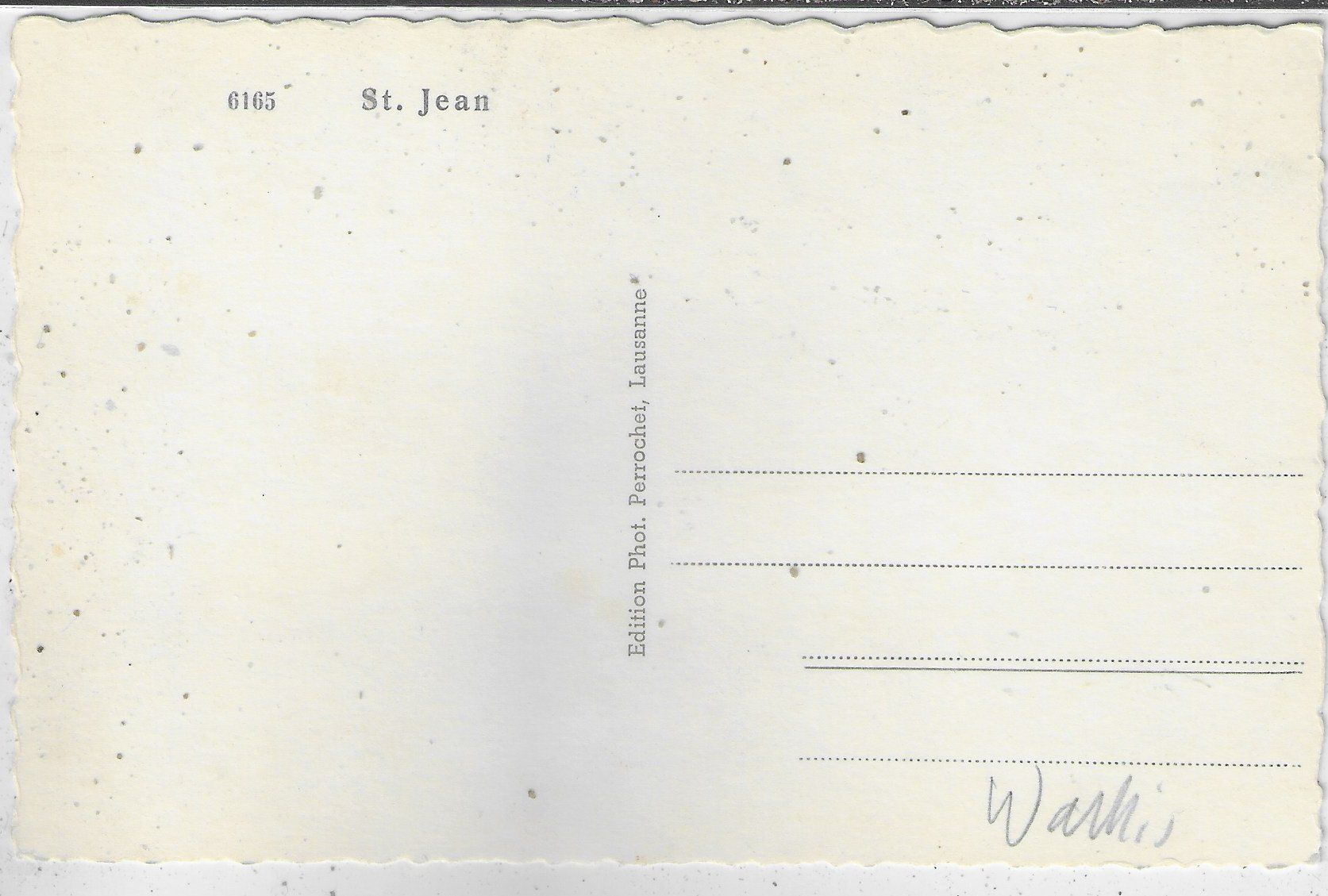 Cartoline postali: Saint Jean VS - Vue generale – Usato da Ettingen venduto da Kartenplanet 1