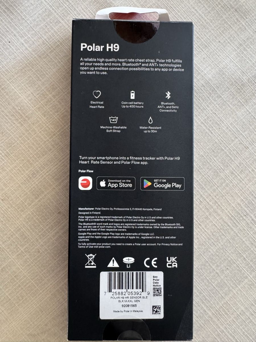Polar Attrezzature mediche: Polar H9 Brustgurt M-XXL neu – Nuovo e nell'imballaggio originale da Schaffhausen venduto da Allisonkim 1
