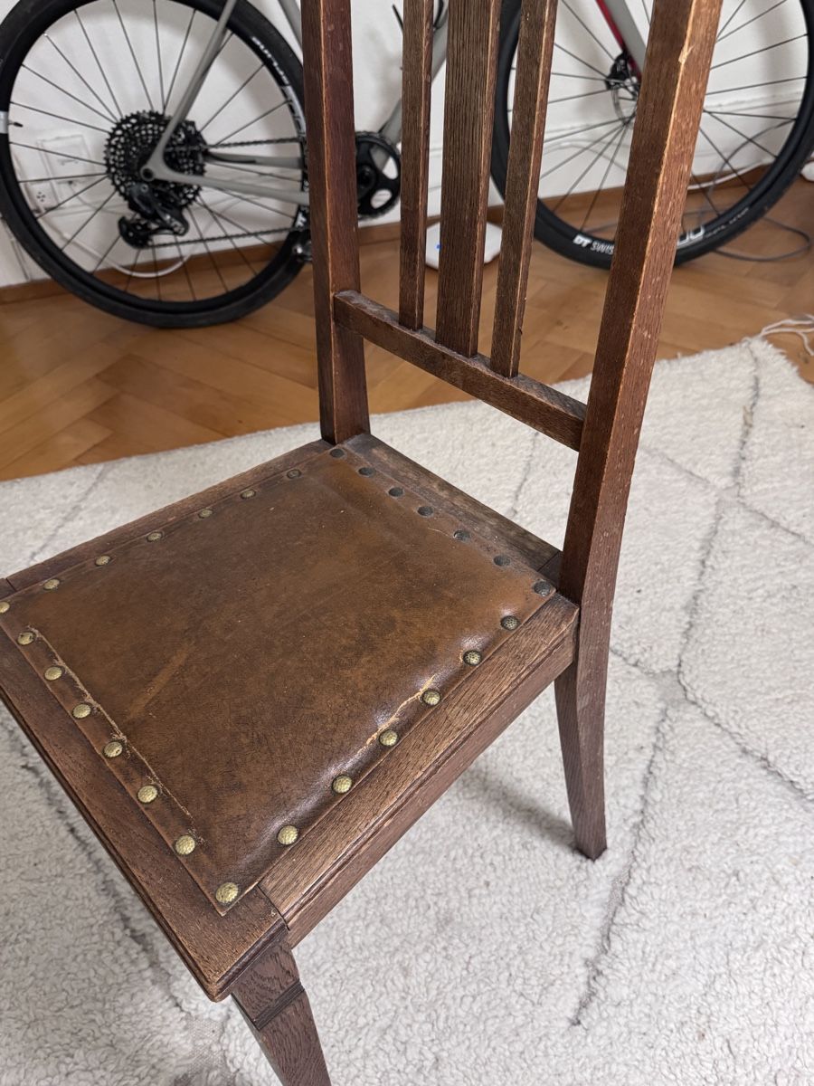 Chaises: Vier antike Holzstühle Jugendstil – D'occasion à Schlatt ZH par knut99 1